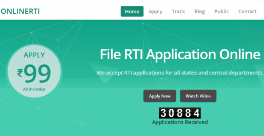 Online RTI – Making Filing RTI Applications Online Easy
