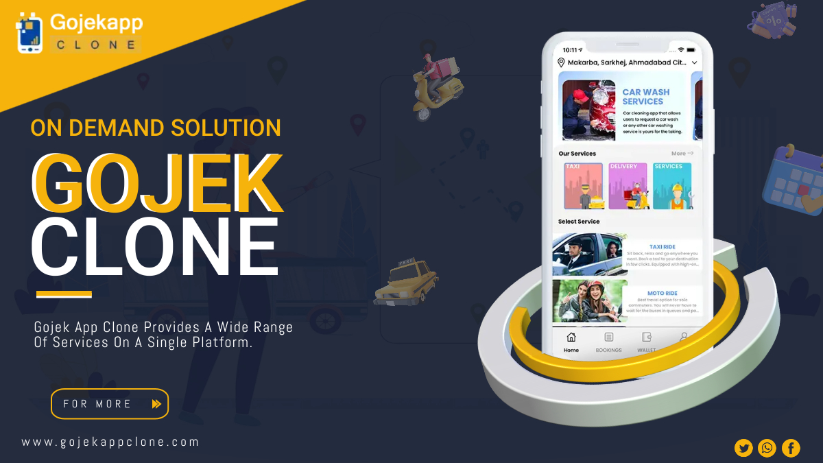 Gojek Clone: Smart and Advanced Technology Mobile Application