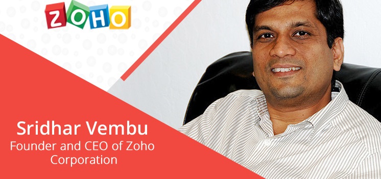 Sridhar Vembu Founder & CEO of Zoho Corporation