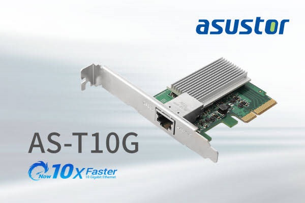 ASUSTOR releases the long awaited 10-Gigabit Ethernet Expansion Card!