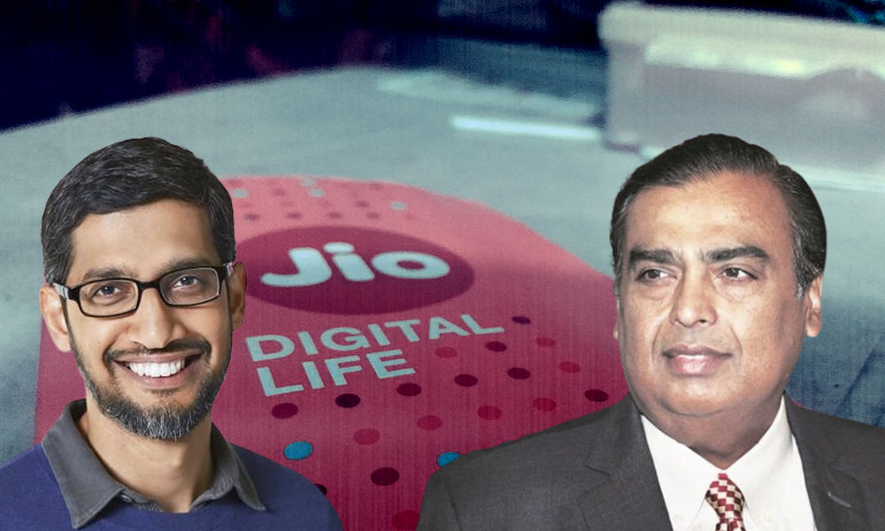 Google to invest Rs 33,737 crore for a 7.7 per cent stake in Jio Platforms