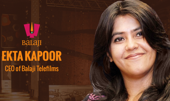Ekta Kapoor Joint MD & Creative Director of BSE listed – Balaji Telefilms.